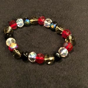 Multicolored beaded bracelet
